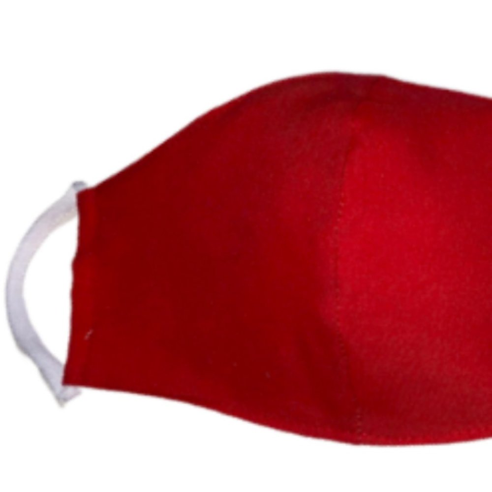 RED FABRIC MASK